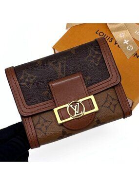 Louis Vuitton Monogram Reverse Portefeuille Dauphine Compact Wallet